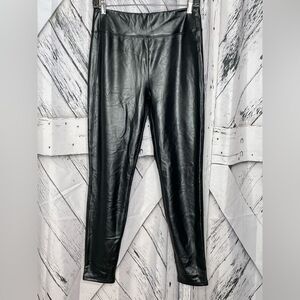 GAP Faux Leather Fleece Lined Leggings M